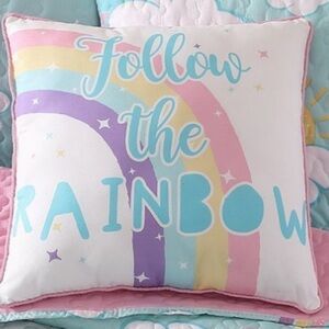 New! Follow the Rainbow Pillow